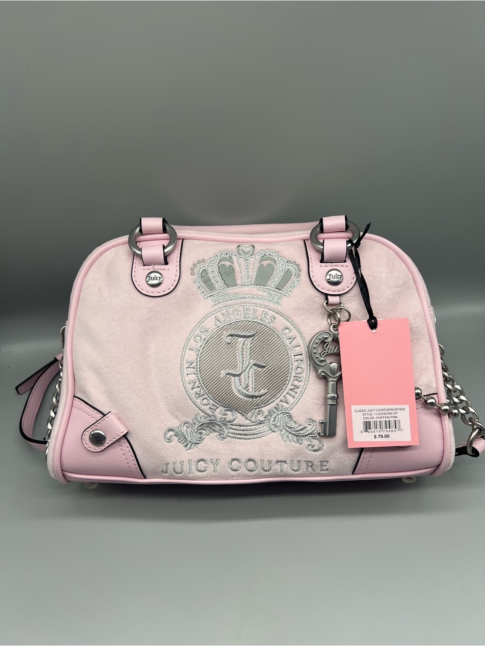 Juicy Couture classic juicy lover bowler bag
